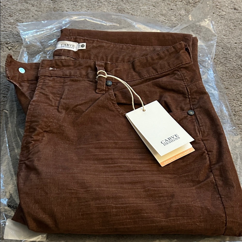 New- Carve Carson Cord Hi Rise